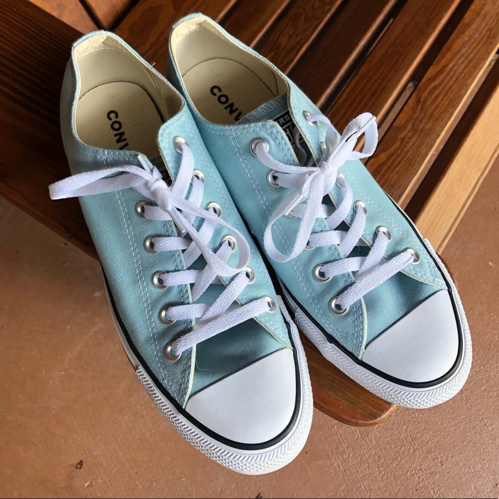 Converse Mint All Star Chuck Taylors, women’s 10